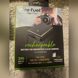 DigiPower Rechargeable Battery for Nikon Cameras